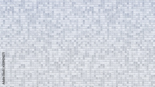 Background texture of square shaped gray tiles.