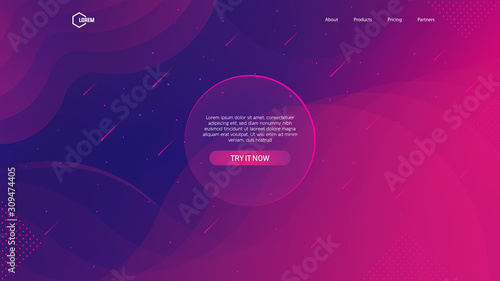 Background template for landing page website