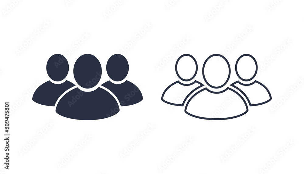 People icon isolated vector element. Social network symbol. People user person. Partnership icon. Corporate people icon. People icon isolated vector element. Social network symbol. People user person. Partnership icon. Corporate people icon.