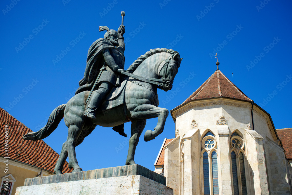 Obraz premium Alba Iulia medieval stronghold, famous landmark in Transylvania, Romania, Europe
