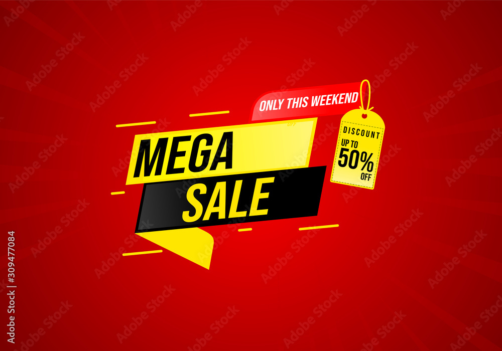 Sales banner template Sales banner template