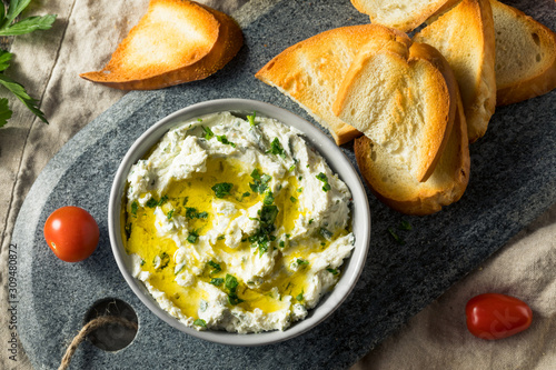 Homemade Herby Goat Cheese Dip