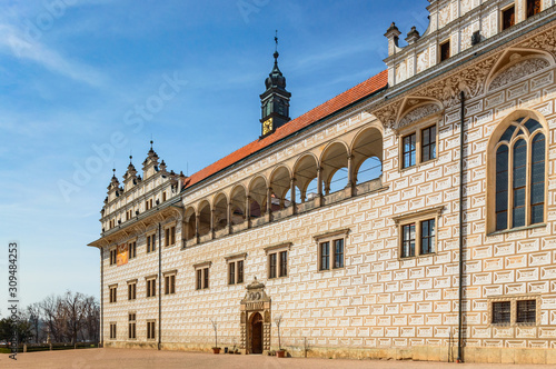 Fototapeta Naklejka Na Ścianę i Meble -  Litomysl Castle, a monument from the UNESCO list, perfectly preserved.
