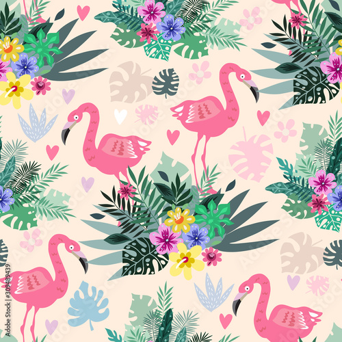 Flamingo pattern10