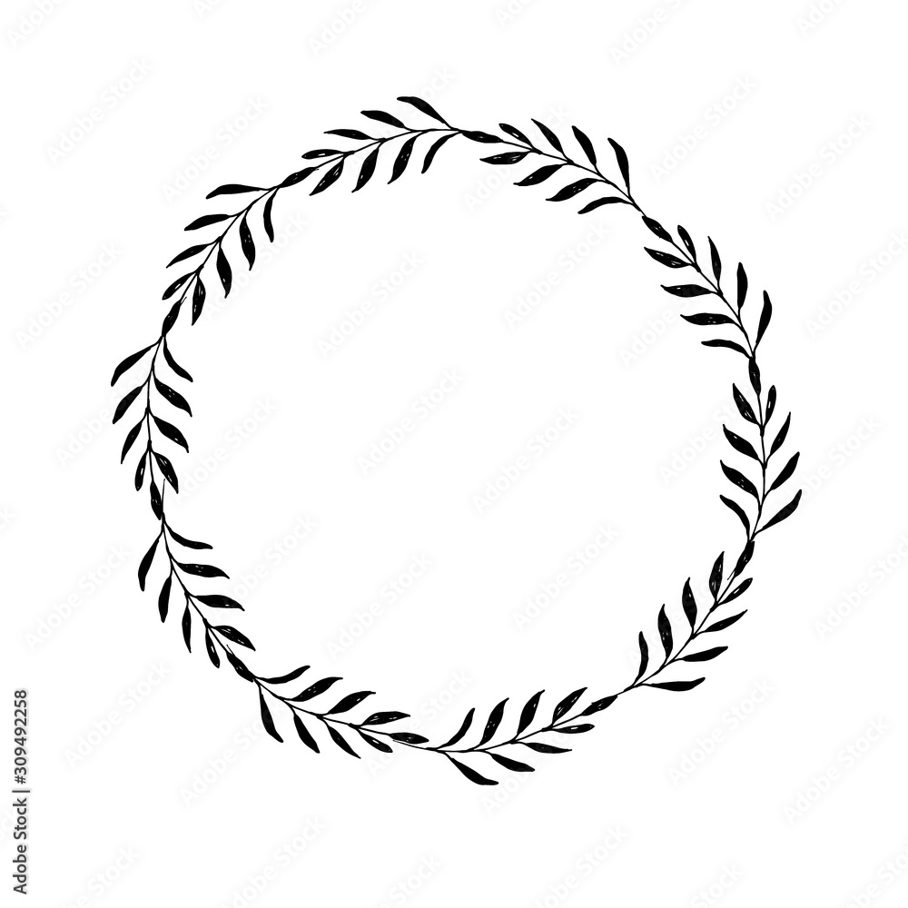 wreath of leaves wreath of leaves