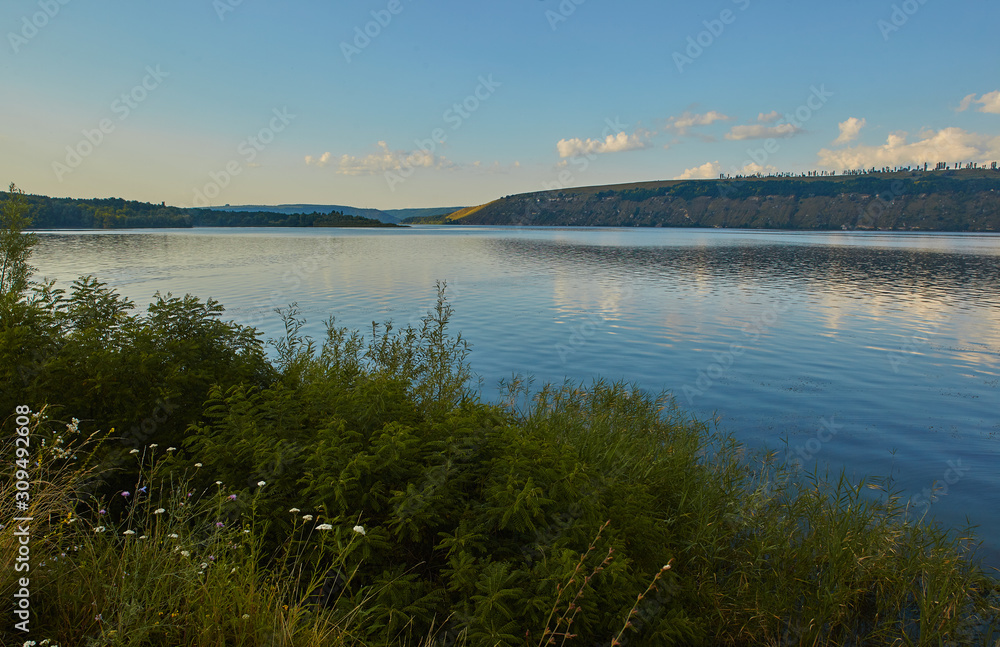 panoramic view of Dniester river