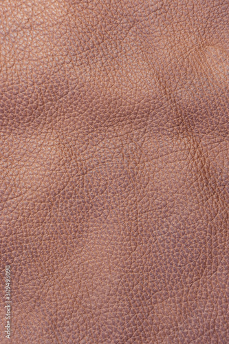A piece of brown textured leather for background vertical standing