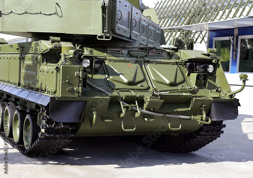 Armored tank based tractor