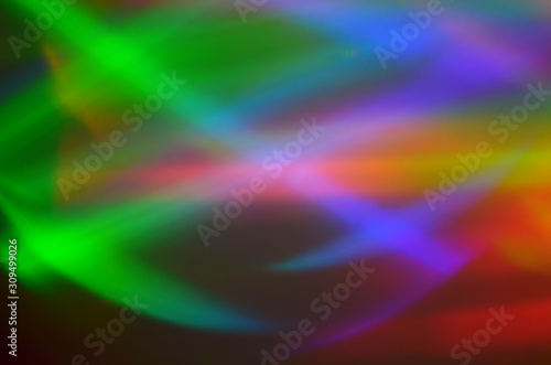 Multicolor blurred lines as abstract background with copy space © Julitt