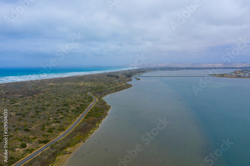 The inlet at Goolwa in South Australia