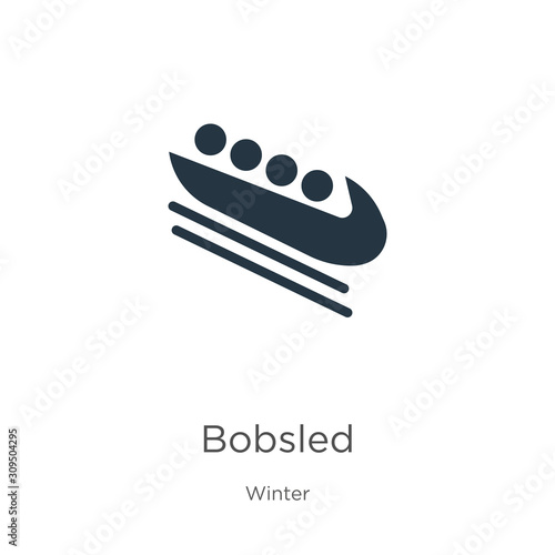 Bobsled icon vector. Trendy flat bobsled icon from winter collection isolated on white background. Vector illustration can be used for web and mobile graphic design, logo, eps10