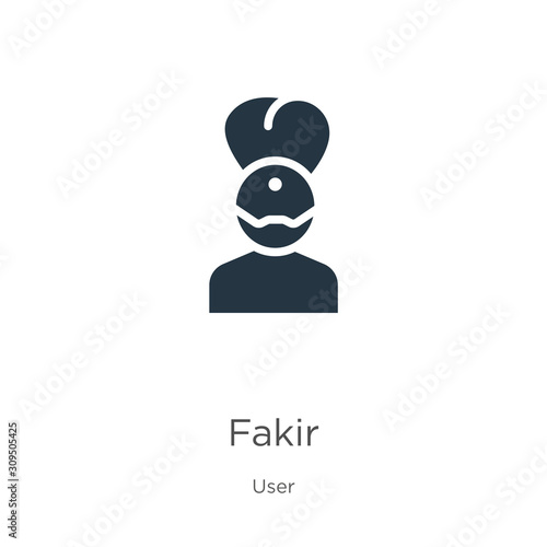 Fakir icon vector. Trendy flat fakir icon from user collection isolated on white background. Vector illustration can be used for web and mobile graphic design, logo, eps10