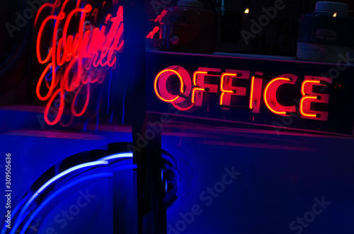 Photography Neon Prism Office Sign