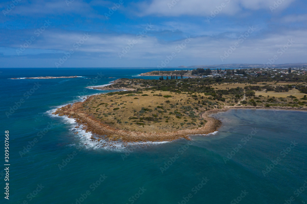 Aerial photograph of the Great Australian Bight in South Australia Aerial photograph of the Great Australian Bight in South Australia