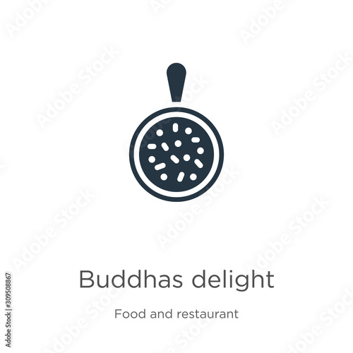 Buddhas delight icon vector. Trendy flat buddhas delight icon from food and restaurant collection isolated on white background. Vector illustration can be used for web and mobile graphic design, logo,