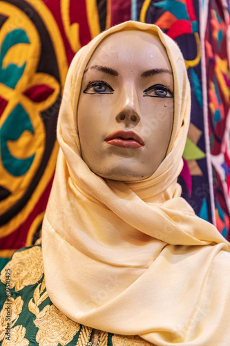 Mannequins at a clothing store in Cairo