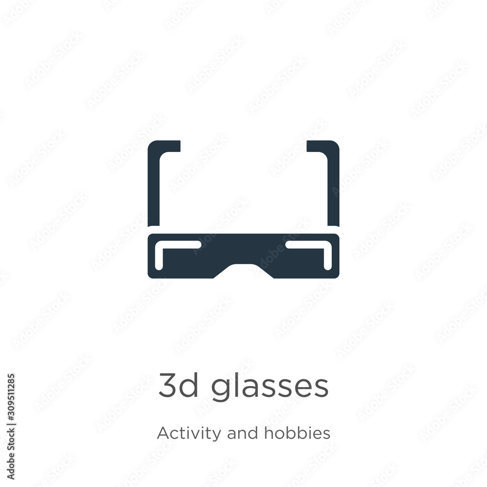 3d glasses icon vector. Trendy flat 3d glasses icon from outdoor activities collection isolated on white background. Vector illustration can be used for web and mobile graphic design, logo, eps10 3d glasses icon vector. Trendy flat 3d glasses icon from outdoor activities collection isolated on white background. Vector illustration can be used for web and mobile graphic design, logo, eps10