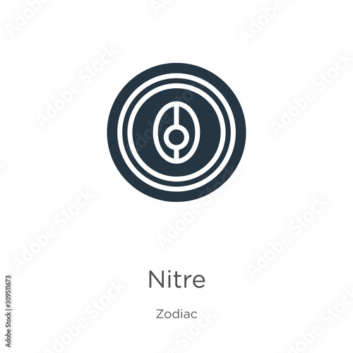 Nitre icon vector. Trendy flat nitre icon from zodiac collection isolated on white background. Vector illustration can be used for web and mobile graphic design, logo, eps10 photo