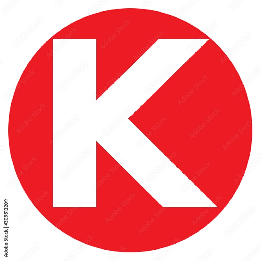 The Letter K Big Red Dot Letters and Numbers The Letter K Big Red Dot Letters and Numbers