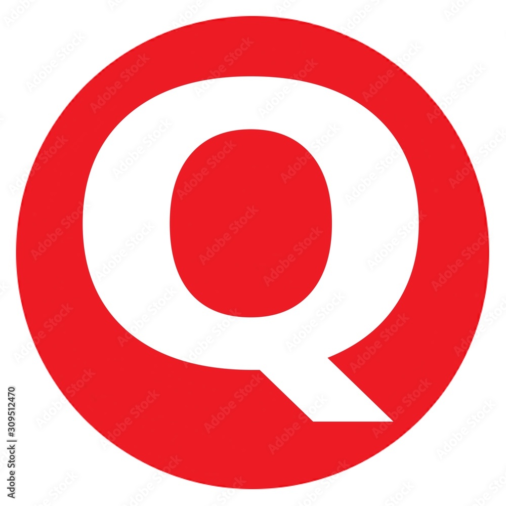 The Letter Q Big Red Dot Letters and Numbers The Letter Q Big Red Dot Letters and Numbers