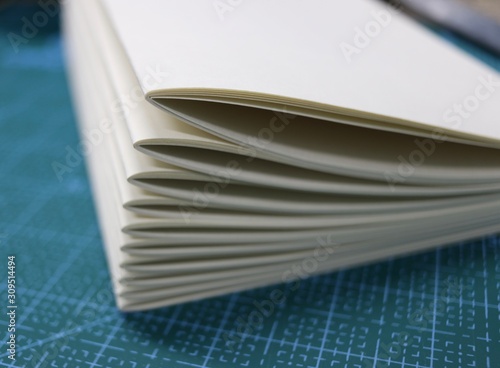 the bookbinding process and the handmade book