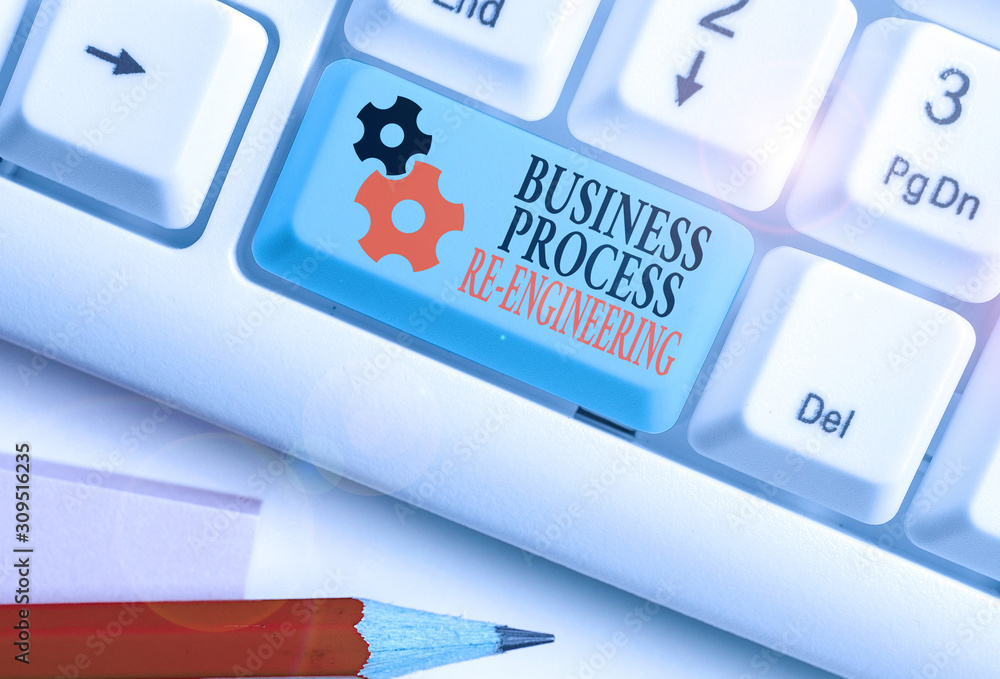 Handwriting text writing Business Process Re Engineering. Conceptual ...