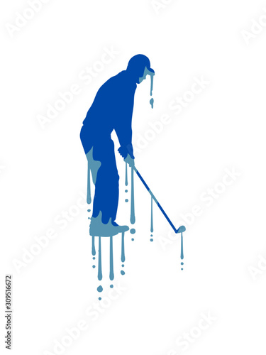 Schmelzendes Eis Golf 