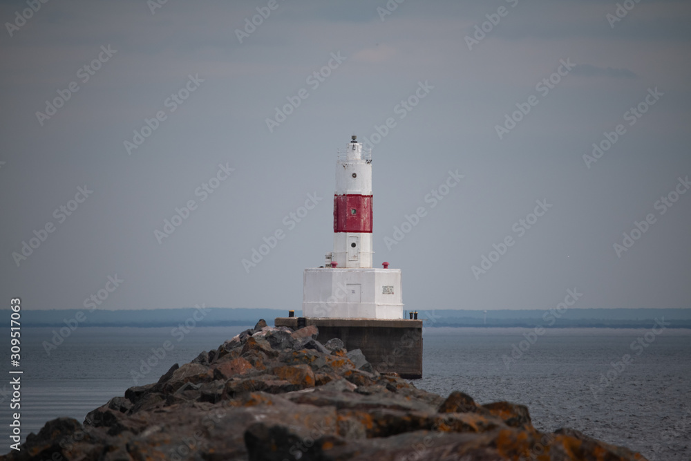 Small lighthouse bouy