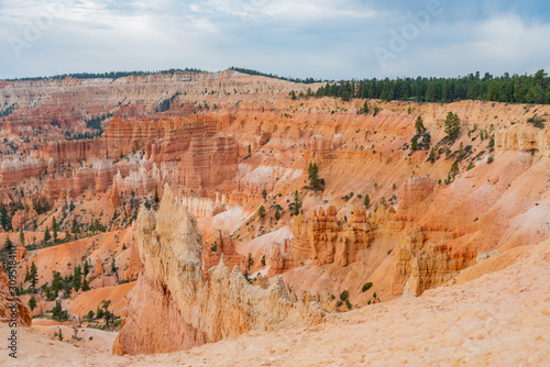 Beautiful morning view of the Sunrise Point of Bryce Canyon National Park