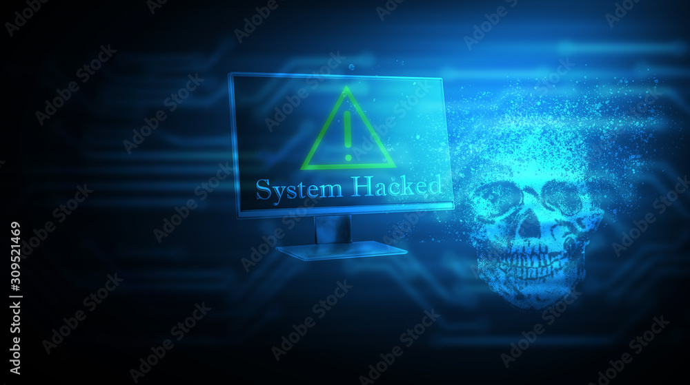 digital security concept. cyber attacks digital security concept. cyber attacks