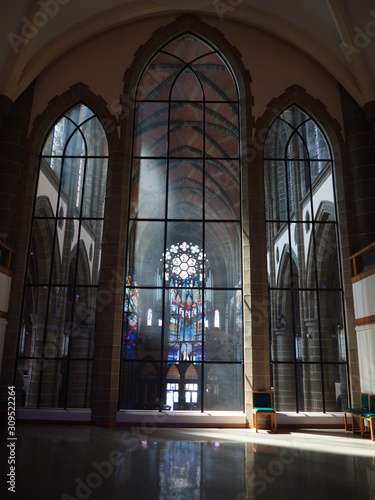 Stain glass and Sanctuary 