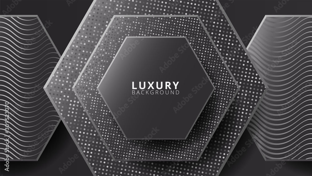 Black background. Abstract dark luxury background vector eps 10 with ...