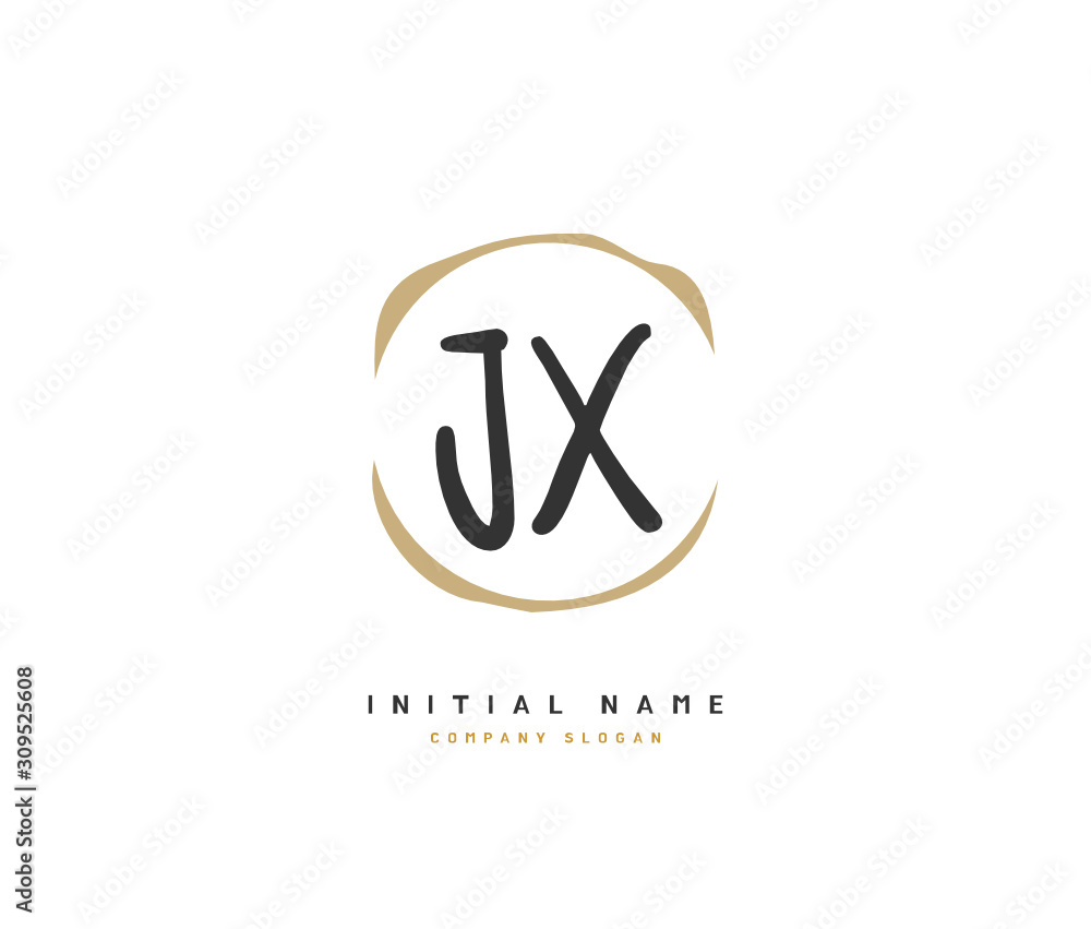 J X JX Beauty vector initial logo, handwriting logo of initial signature, wedding, fashion, jewerly, boutique, floral and botanical with creative template for any company or business. J X JX Beauty vector initial logo, handwriting logo of initial signature, wedding, fashion, jewerly, boutique, floral and botanical with creative template for any company or business.