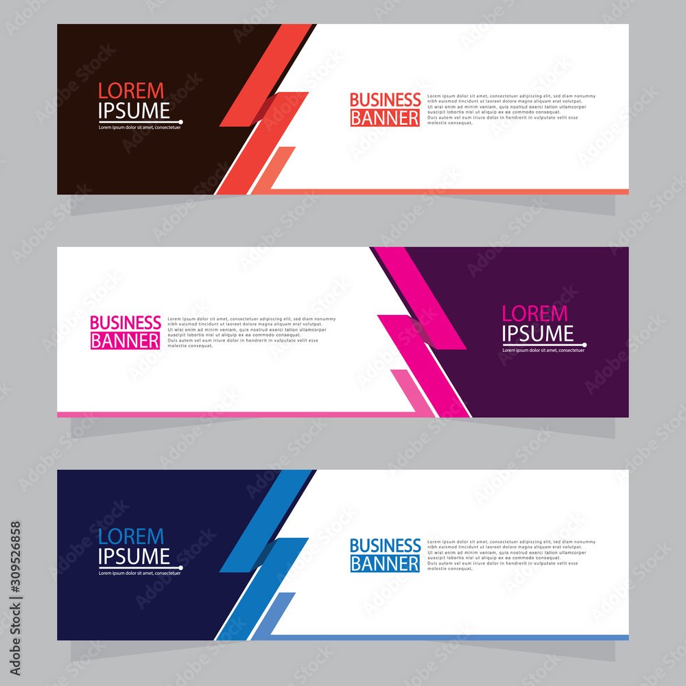 Vector abstract design web banner template.Abstract geometric web banner template on grey background.Modern banner. Vector abstract design web banner template.Abstract geometric web banner template on grey background.Modern banner.