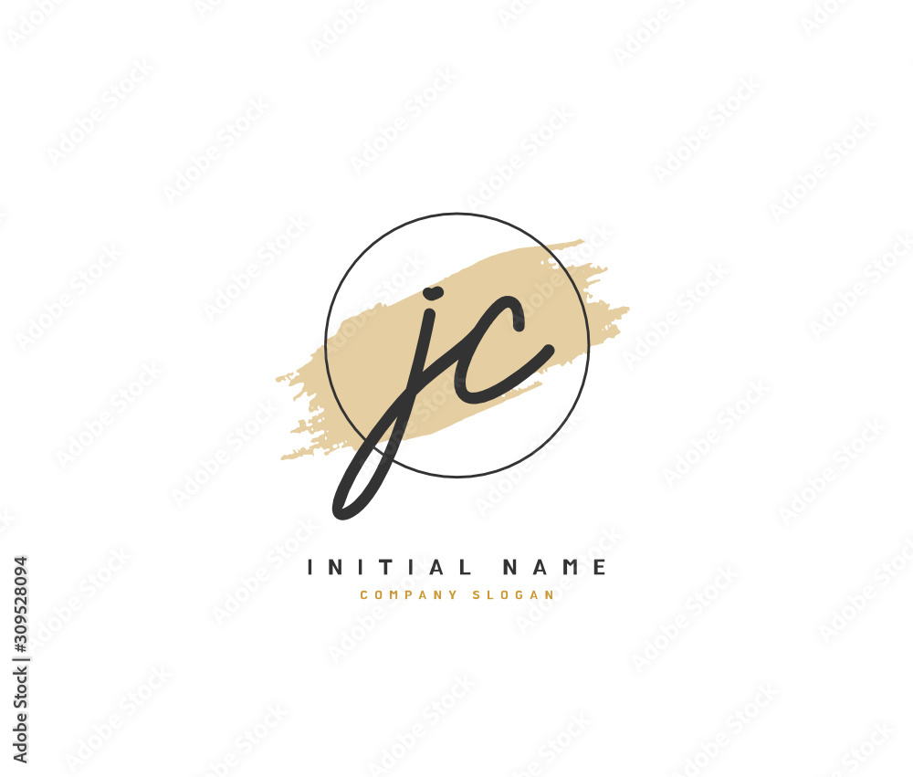 J C JC Beauty vector initial logo, handwriting logo of initial signature, wedding, fashion, jewerly, boutique, floral and botanical with creative template for any company or business. J C JC Beauty vector initial logo, handwriting logo of initial signature, wedding, fashion, jewerly, boutique, floral and botanical with creative template for any company or business.
