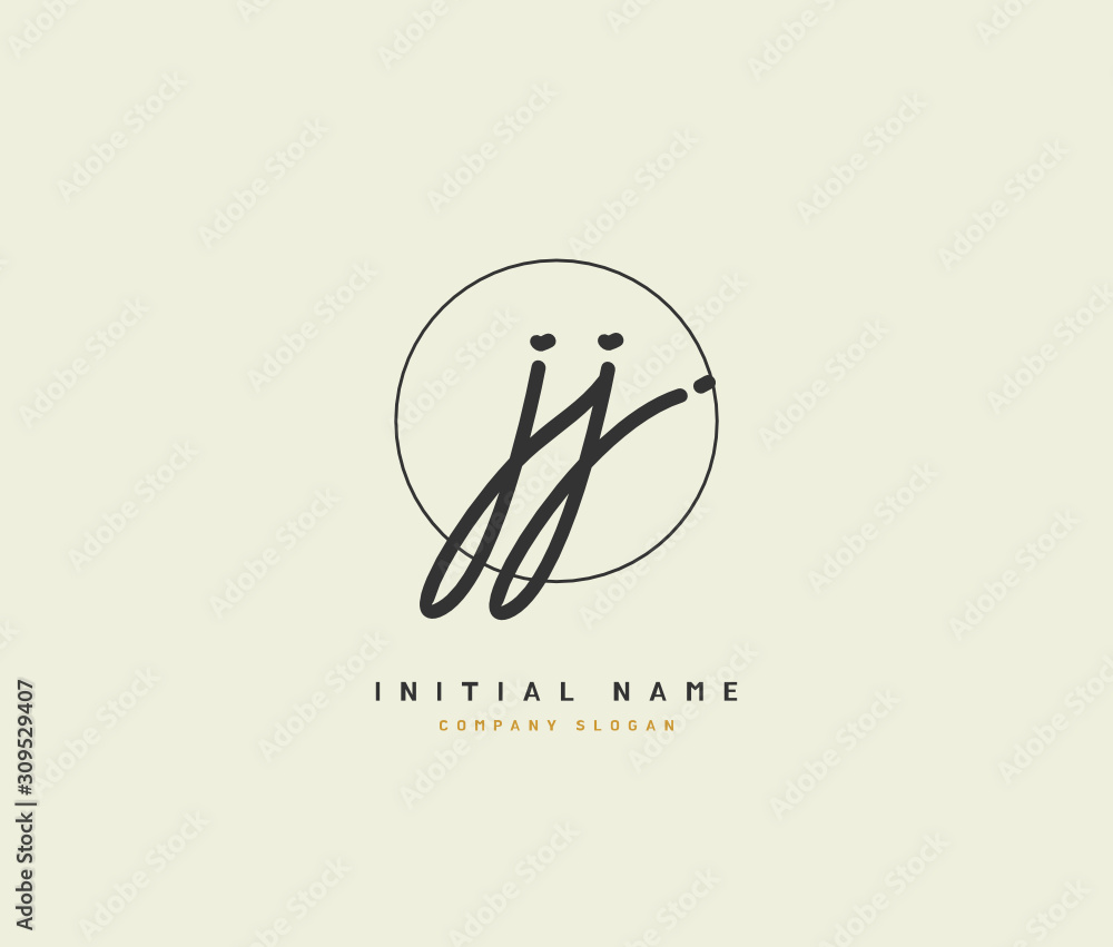 J JJ Beauty vector initial logo, handwriting logo of initial signature, wedding, fashion, jewerly, boutique, floral and botanical with creative template for any company or business. J JJ Beauty vector initial logo, handwriting logo of initial signature, wedding, fashion, jewerly, boutique, floral and botanical with creative template for any company or business.