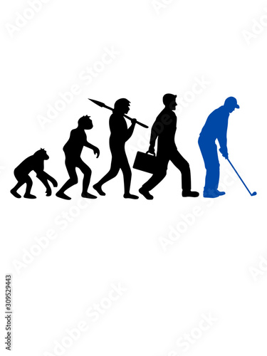 Golf spielen Evolution 
