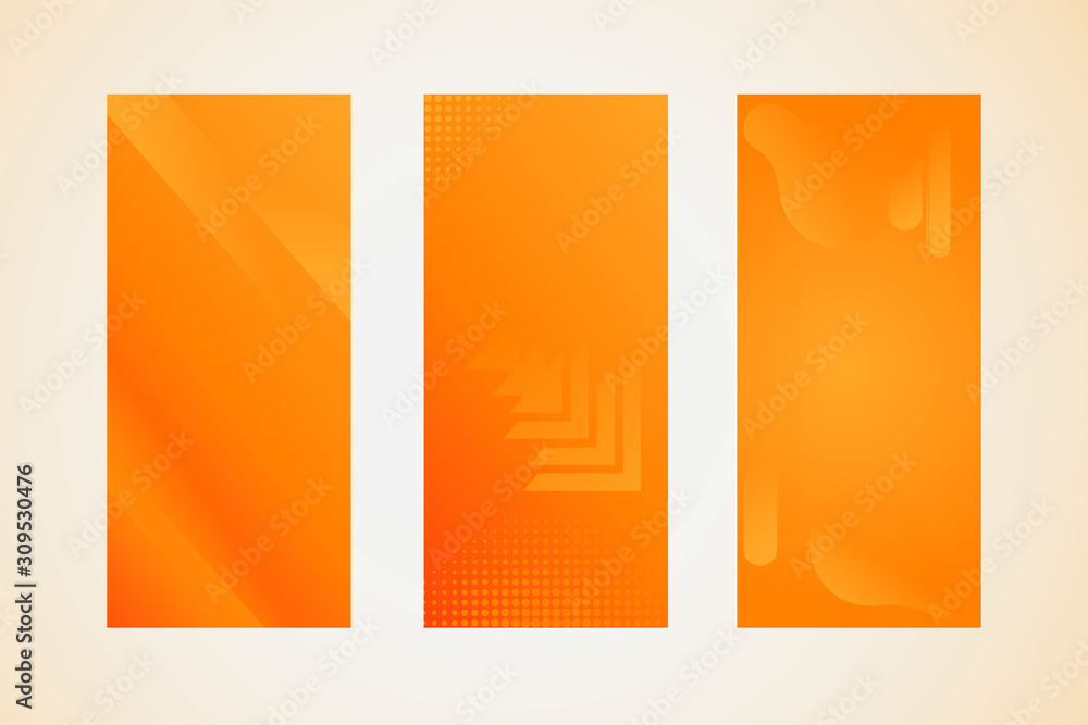 Social media story background template design Social media story background template design