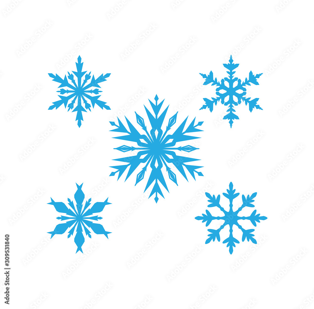 blue unique detailed and gorgeous snowflake vector christmas theme for print blue unique detailed and gorgeous snowflake vector christmas theme for print