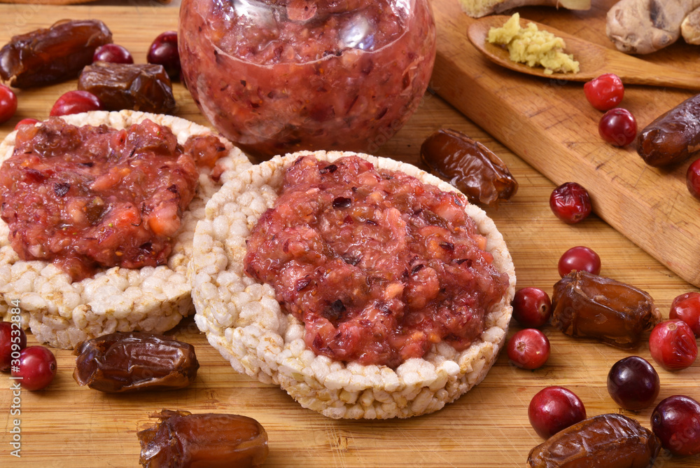 Homemade Cranberry Date Jam