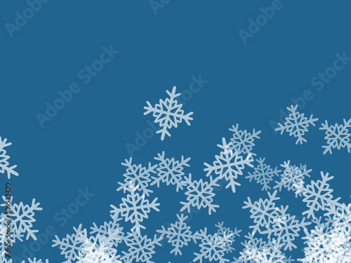 Winter Snow Gift Card Design