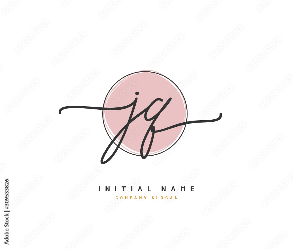 J Q JQ Beauty vector initial logo, handwriting logo of initial signature, wedding, fashion, jewerly, boutique, floral and botanical with creative template for any company or business. J Q JQ Beauty vector initial logo, handwriting logo of initial signature, wedding, fashion, jewerly, boutique, floral and botanical with creative template for any company or business.