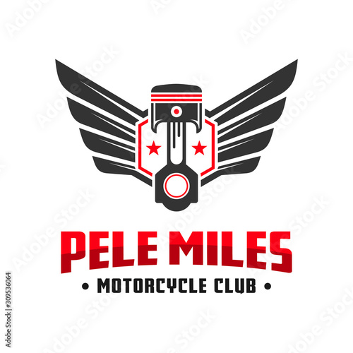 Motorcycle club community logo design