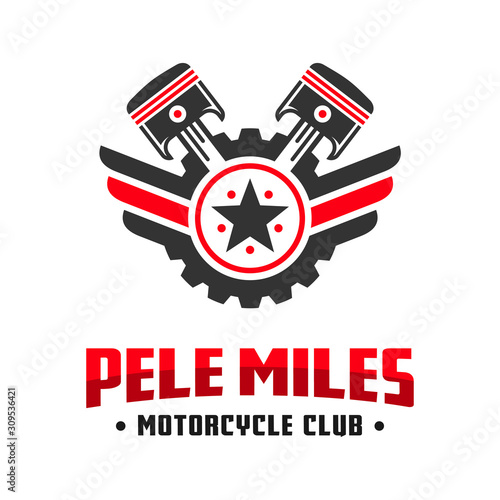 Motorcycle club community logo design