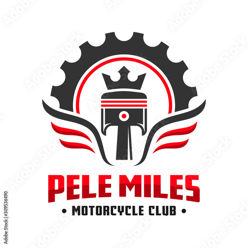 Motorcycle club community logo design
