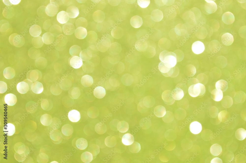 Obraz premium Bokeh image of the surface of the glittering sheet.