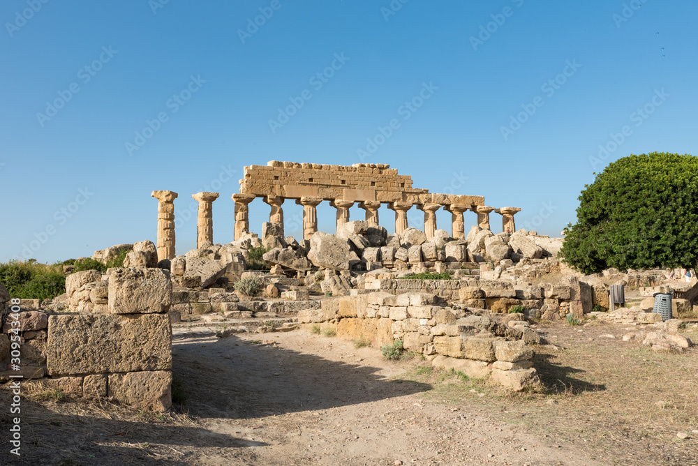 Temple of Selinunte in Sicily
