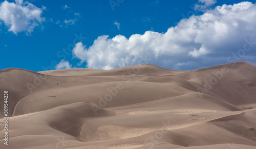 Senic view in Great Sand Dunes National Park in Colorado  USA