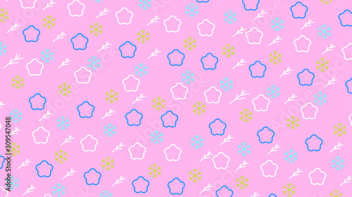 Illustration vector simple pattern design