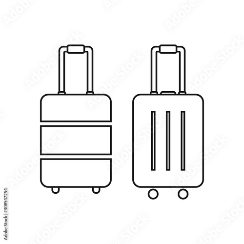 Travel bag icon design. vector illustration